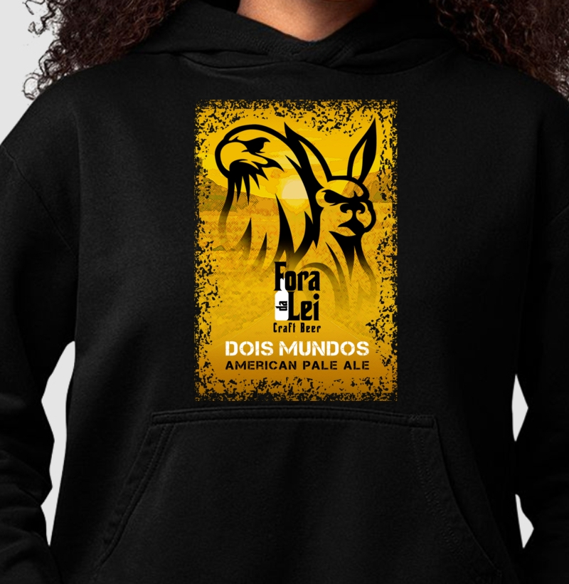 Hoodie Moletom Canguru Dois Mundos