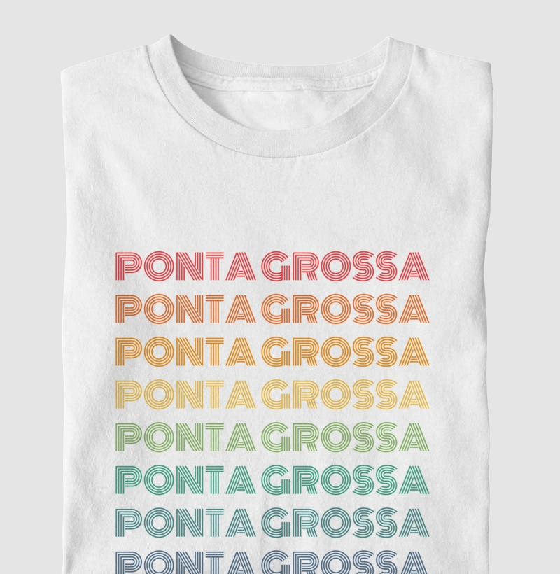 Ponta Grossa Letreiro Retrô