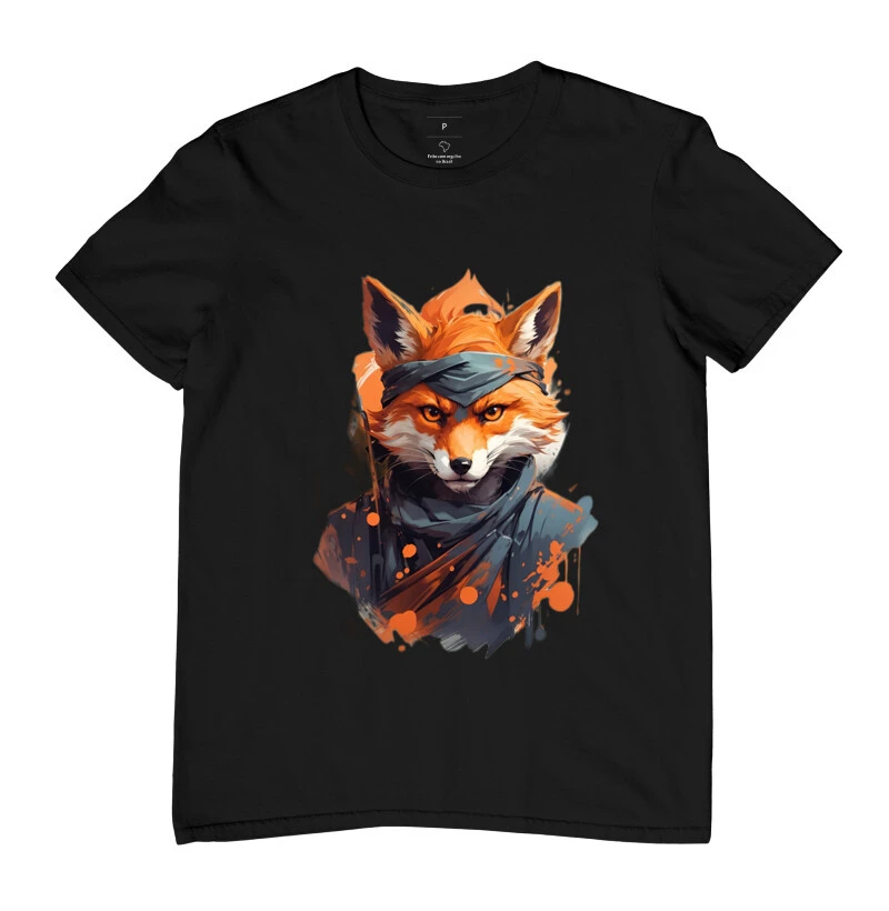 Camiseta Adulta - Raposa Ninja