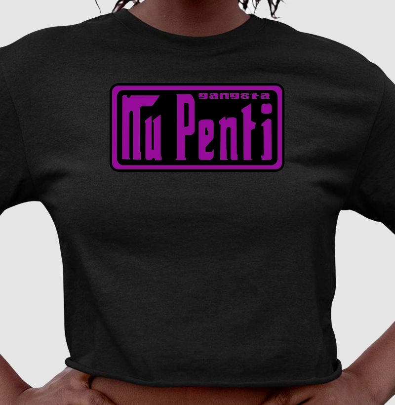 Camiseta cropped Nu penti