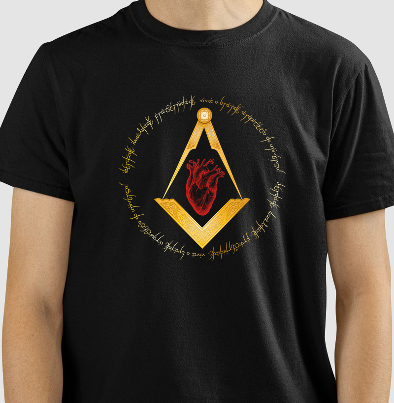 Camiseta a cordialidade e o coração