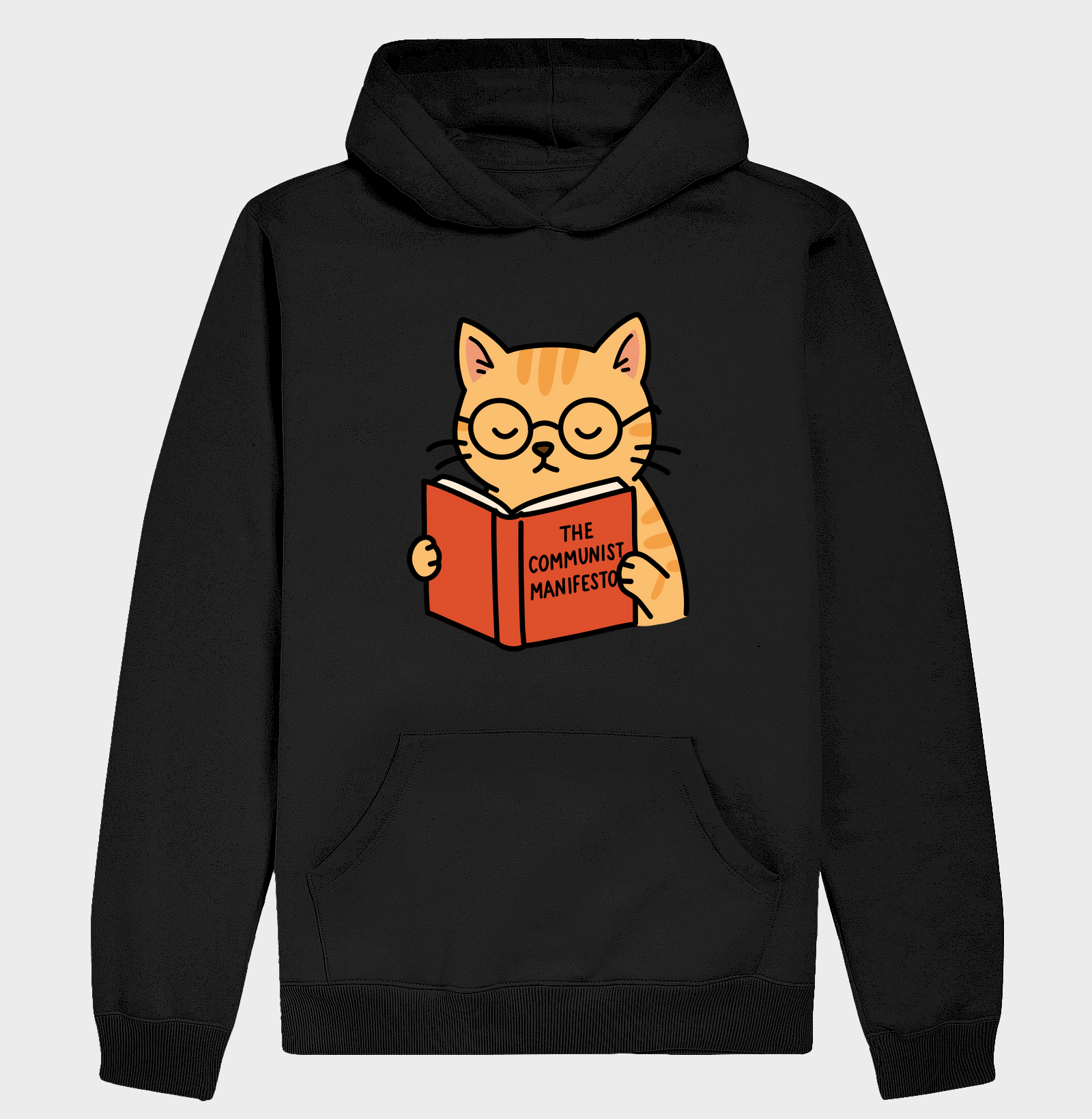 Gato Lendo Manifesto Comunista