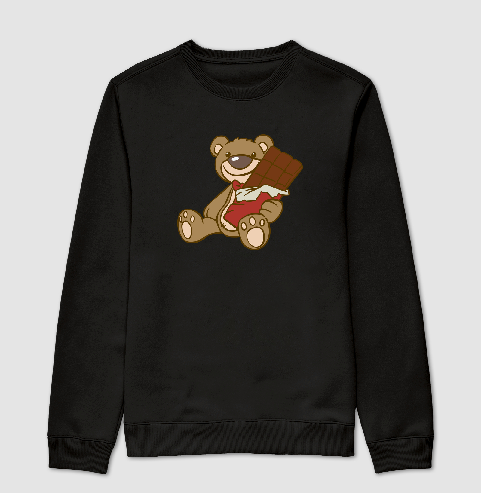 0448-Urso com chocolate