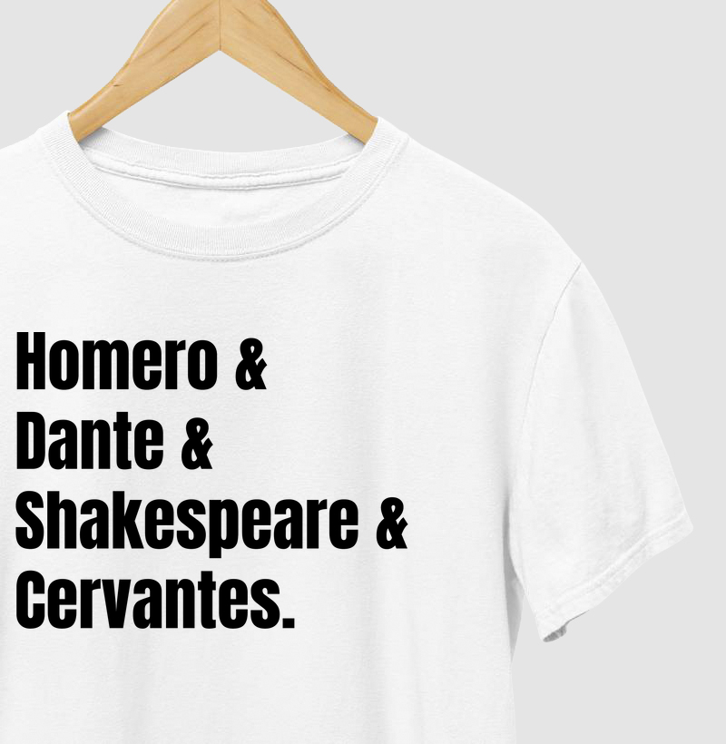 Camiseta - Grandes Escritores 