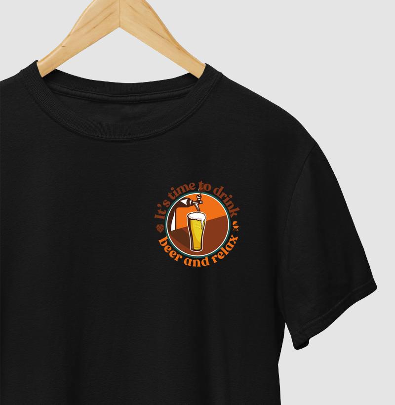 It's time - Camiseta Brasa Minimal
