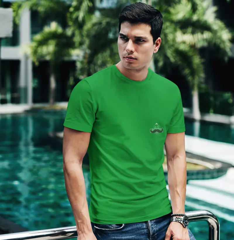T SHIRT Masculina Hippiester Life Basic Verde