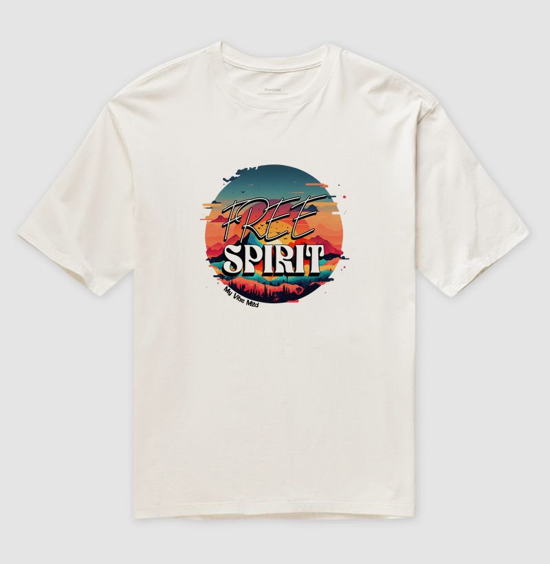 Camiseta Oversized - Free Spirit