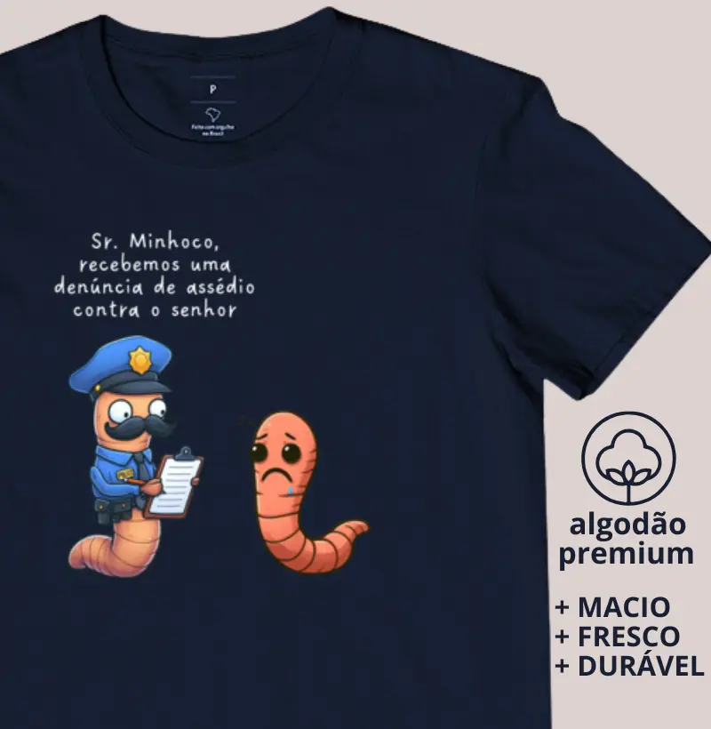 Camiseta Minhoco