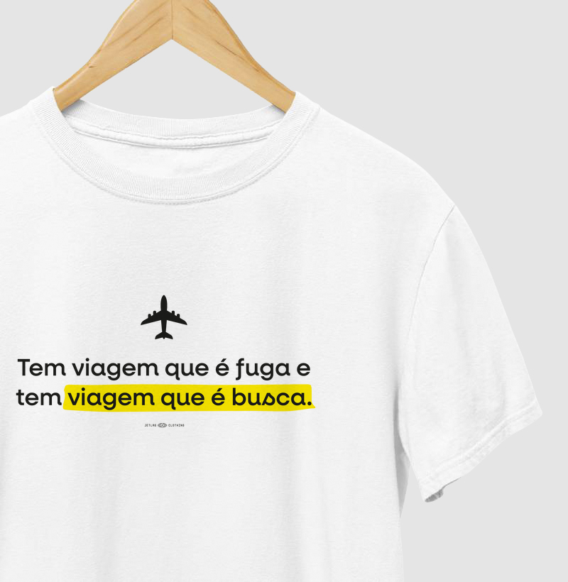 Tem viagem que é fuga e tem viagem que é busca