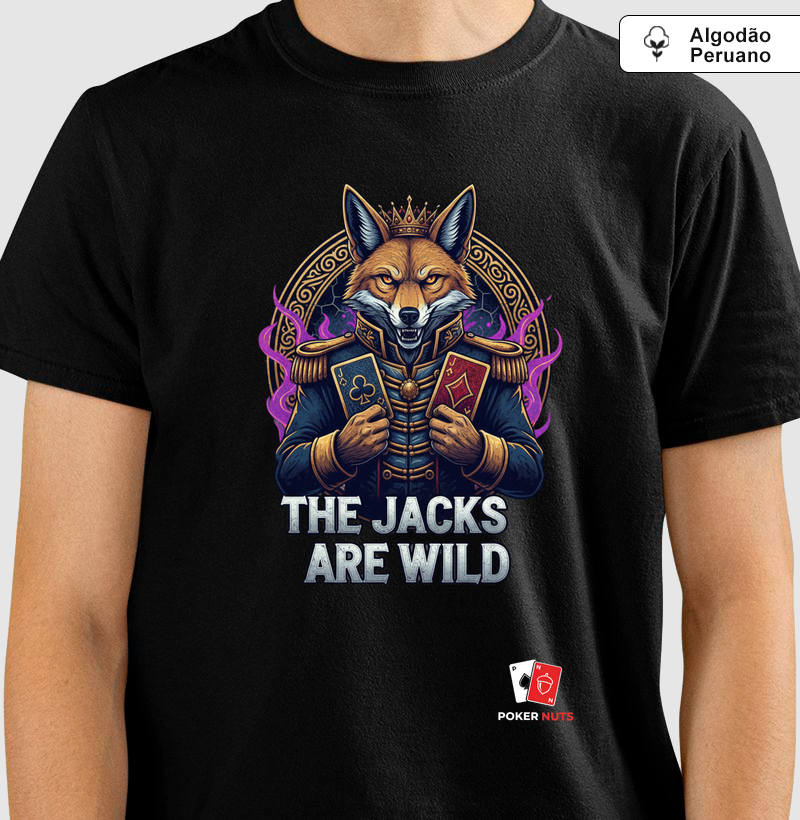 Camiseta Algodão Peruano The Jacks Are Wild
