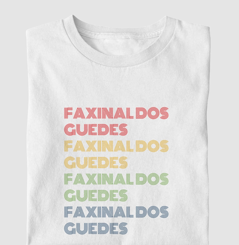 Faxinal dos Guedes Letreiro Retrô