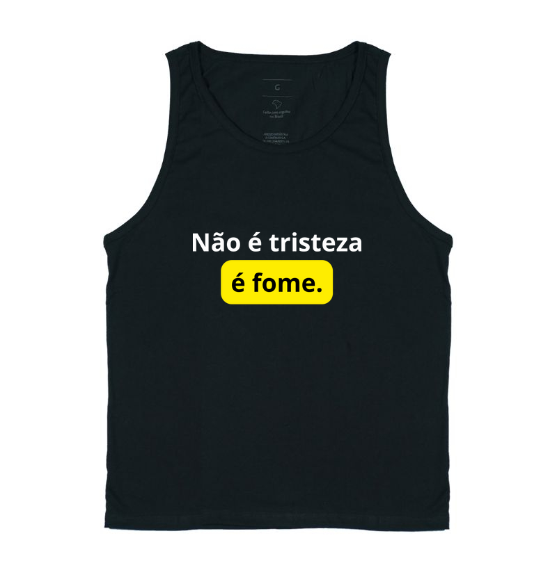 não é triteza.