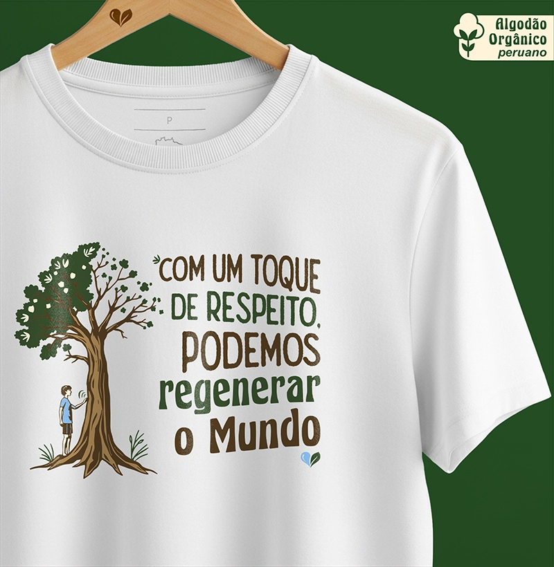 Com um toque de respeito, podemos regenerar o mundo - orgânico