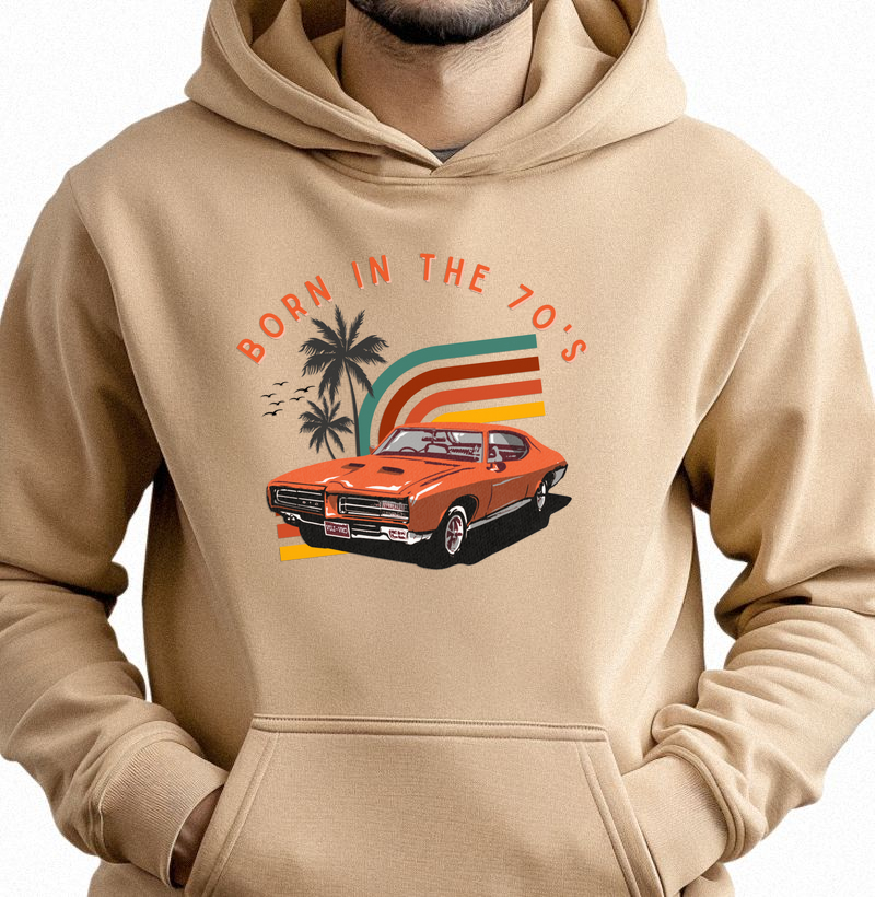 HONESTEE BORN IN THE 70s Hoodie