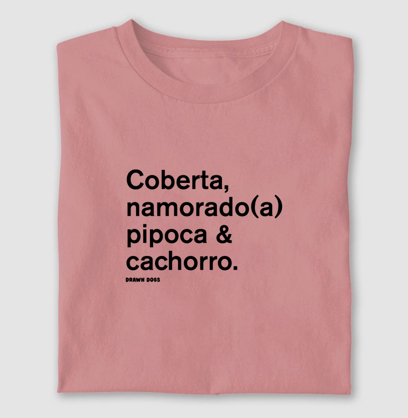 Coberta, namorado(a), pipoca & cachorro