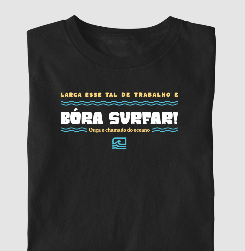 "Larga esse tal de trabalho" frase
