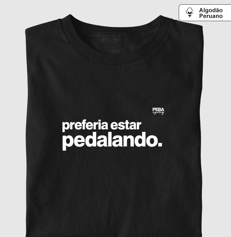 Preferia estar pedalando