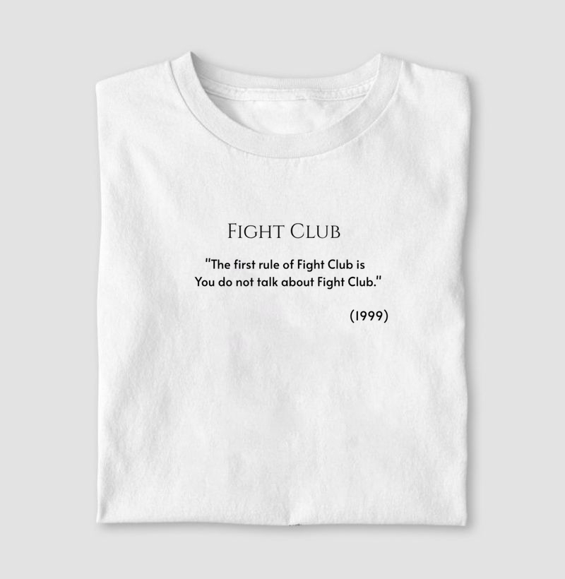 Camiseta "Fight Club"