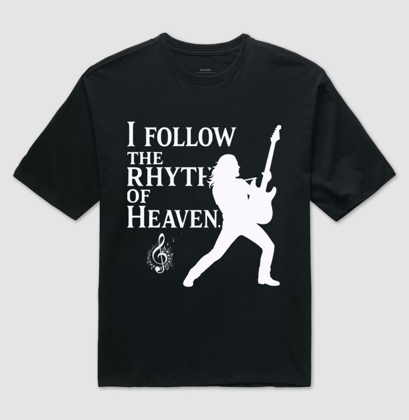 Camiseta Oversized - Follow Guitar