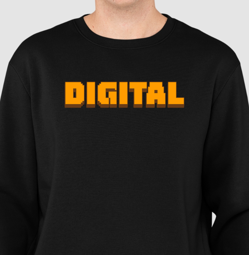 Digital Pixel: Moletom Slim - O Estilo Tecnológico que Marca Presença