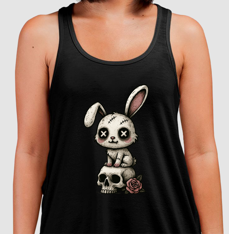 Rabbit and skull