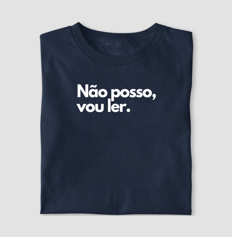 Não posso - vou ler
