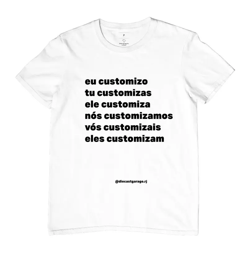 Camisa do Customizador