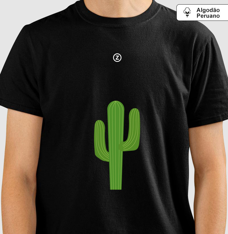 Camiseta mandacaru ZAIRE algodão Peruano