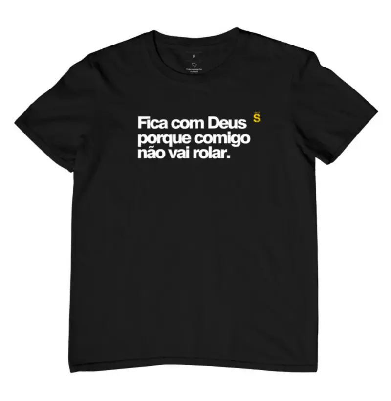 Fica com Deus porque comigo não vai rolar