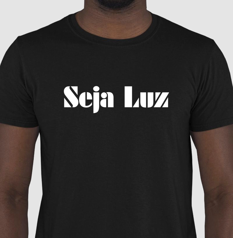 Estampa "Seja Luz"