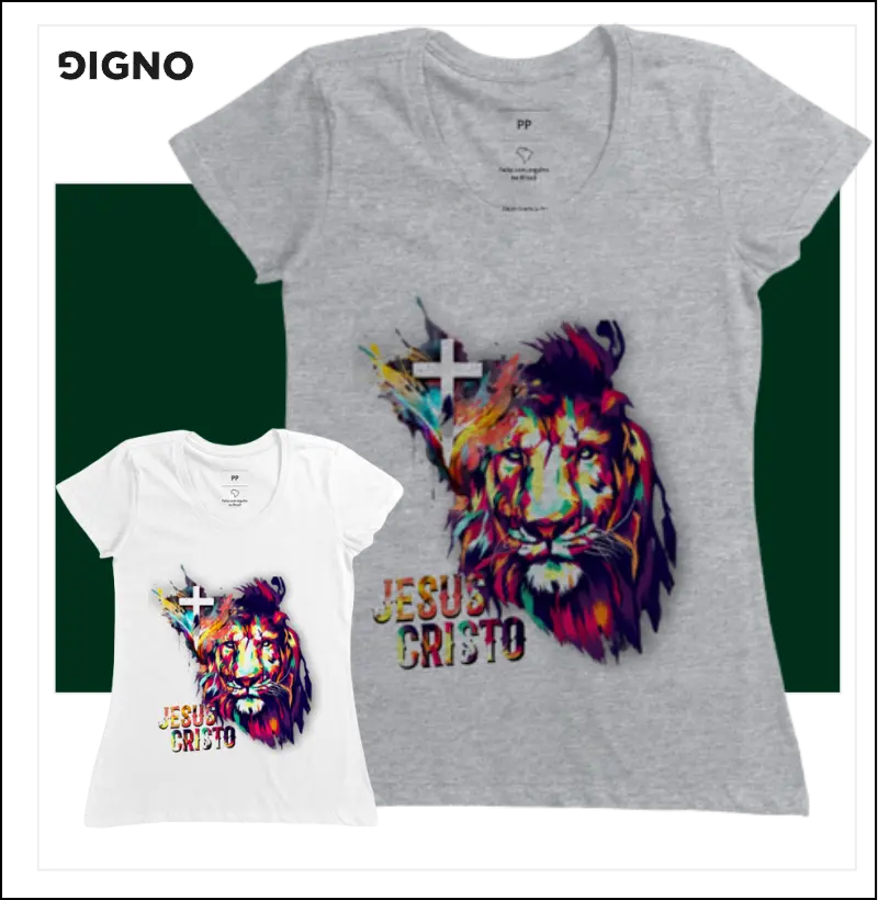 Camisa Gospel Leão de Judá