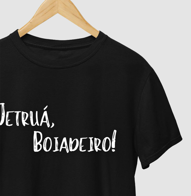 Boiadeiro - Saudação - Camiseta Preta
