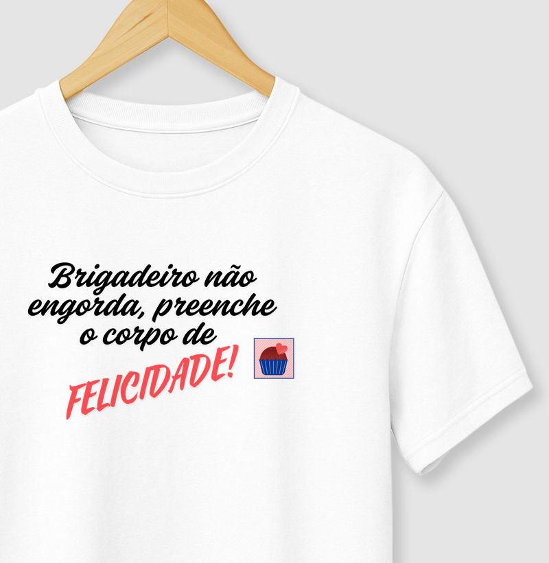 T-shirt brigadeiro não engorda