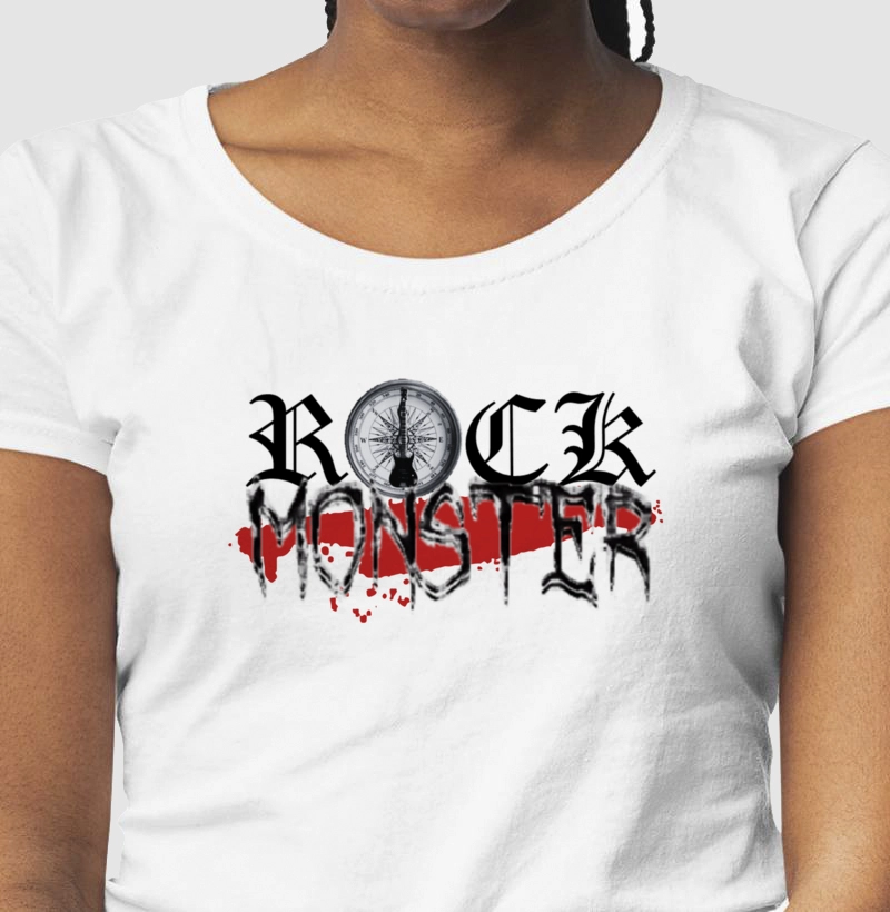 camiseta norteados pelo rock monster