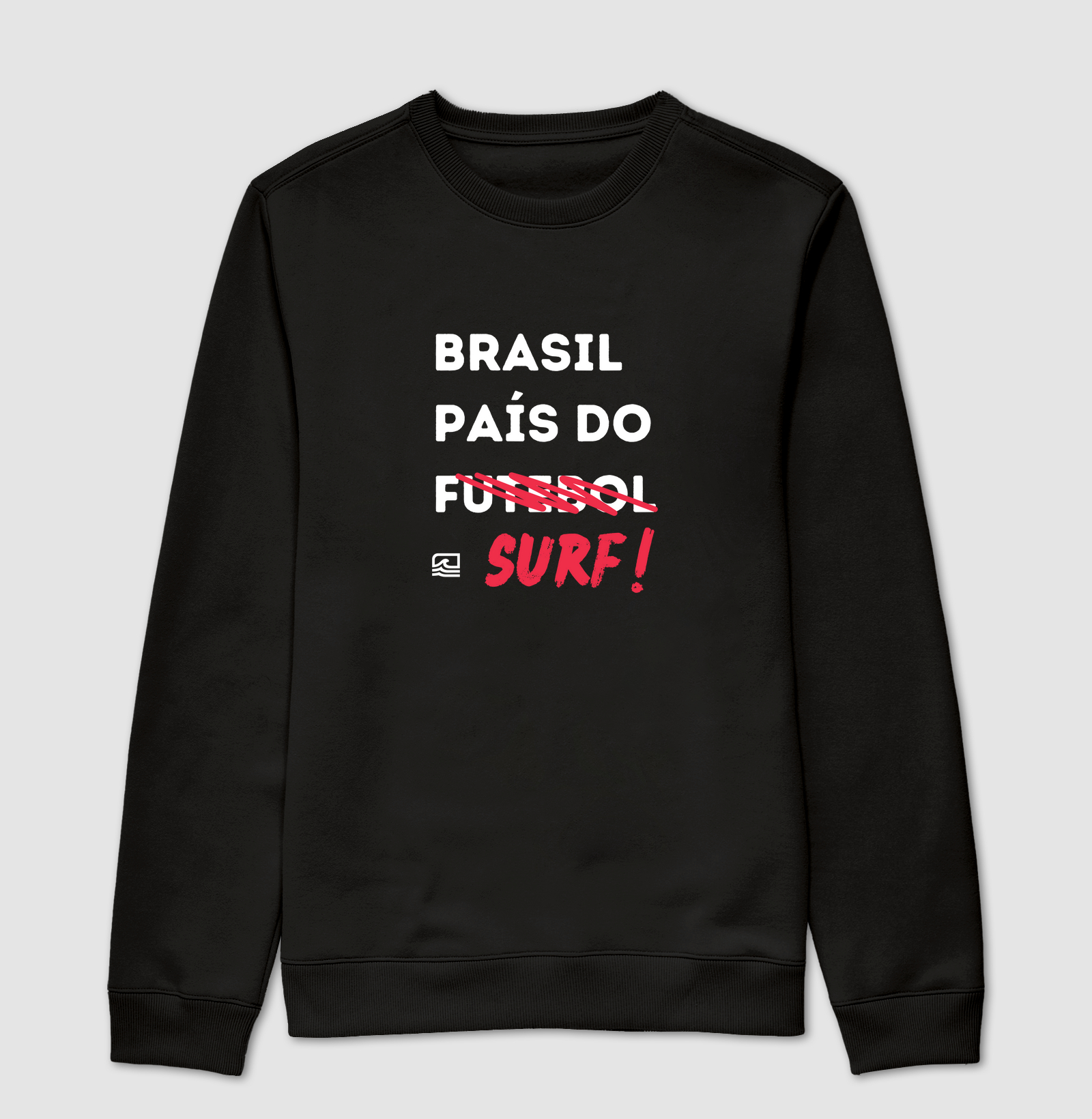 Brasil, país do Surf (Moletom suéter)