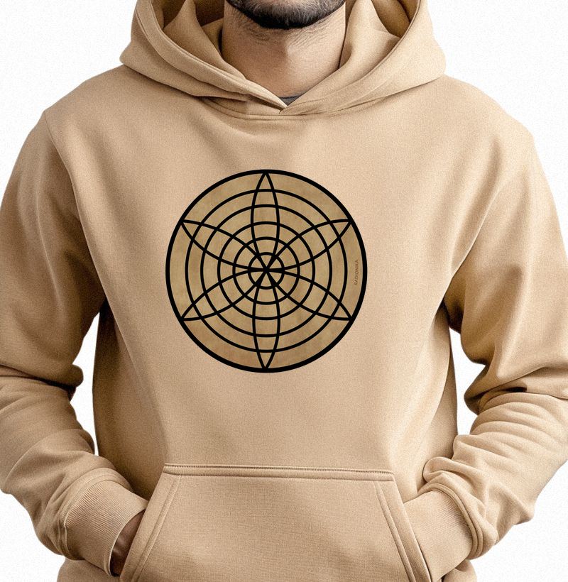Hoodie Moletom Harmonia – Equilíbrio e Reconciliação – Estampa Radiônica Unissex