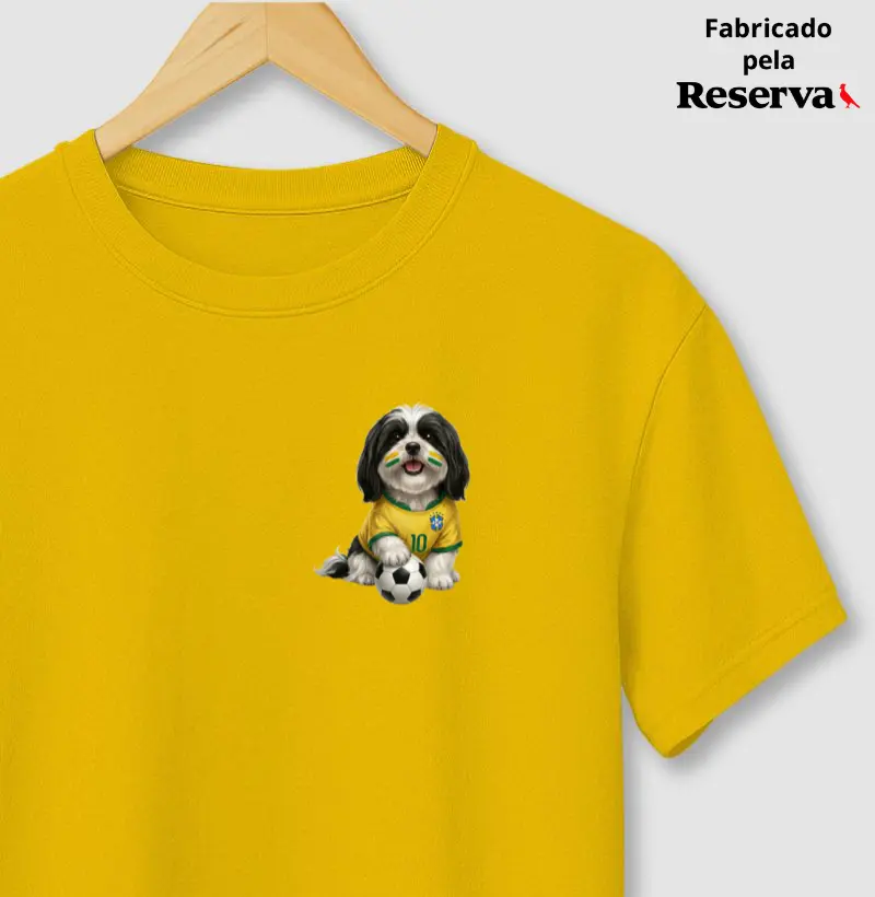 Lhasa Apso Preto - Copa do Mundo