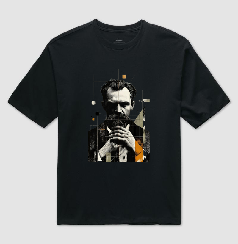 Camiseta Filosofia "Nietzsche Abyssal"