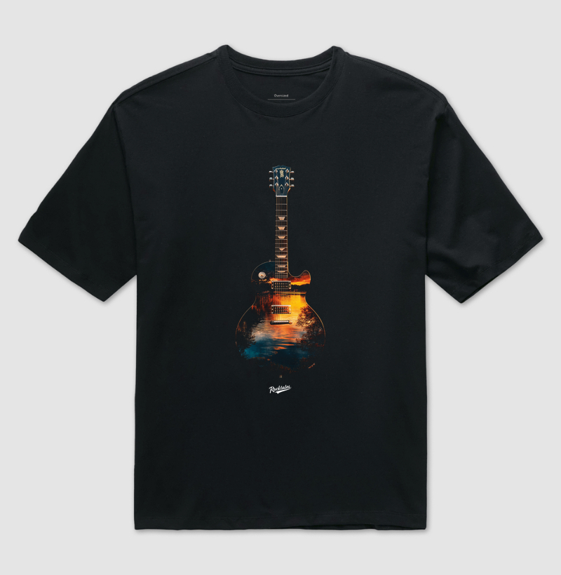 Guitar Sunset