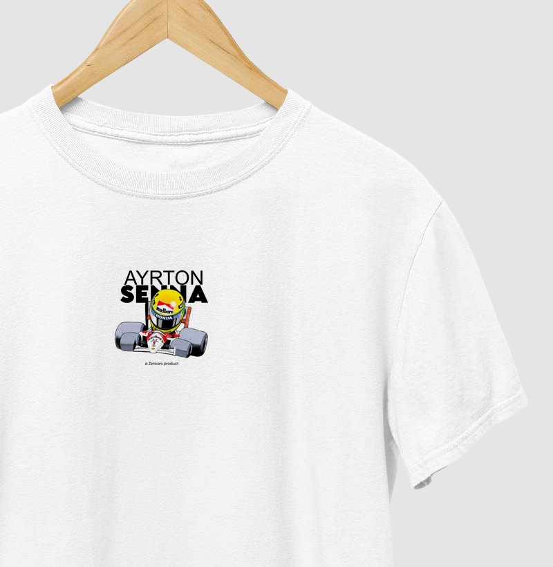 T-Shirt Ayrton Senna (Cartoon F1)
