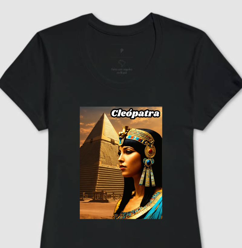 Camiseta Feminina Arquétipo Cleópatra Astúcia