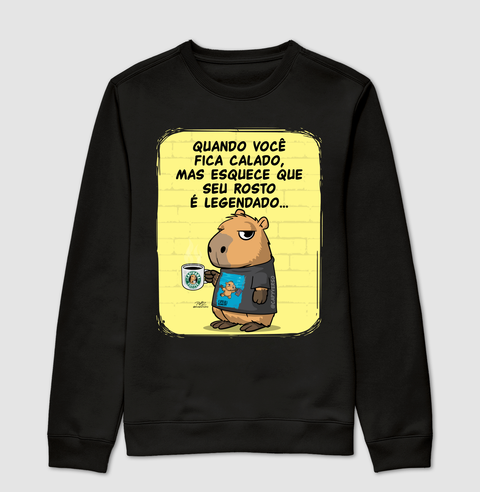 Camiseta Capivara Legendado