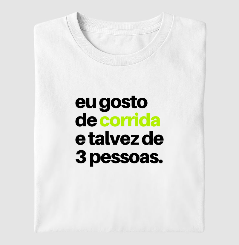 Camiseta Eu gosto de corrida