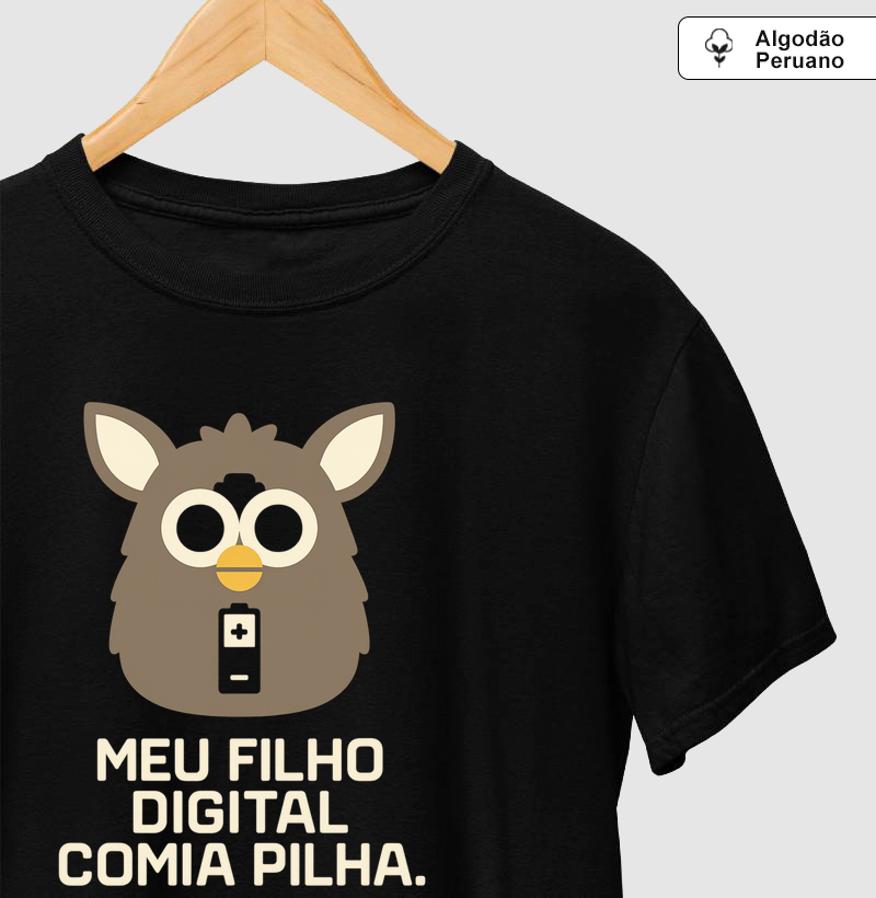 Meu filho digital comia pilha