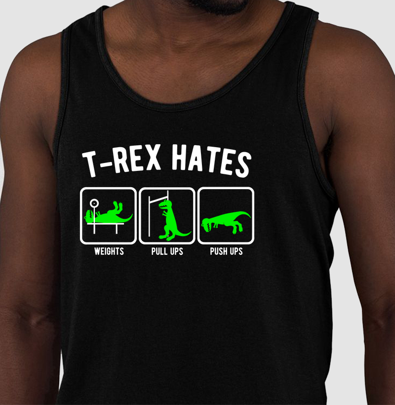 Camiseta T-Rex Hates