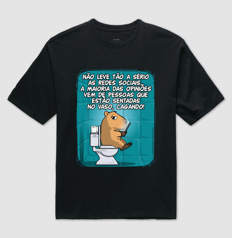 Camiseta Capivara Banheiro