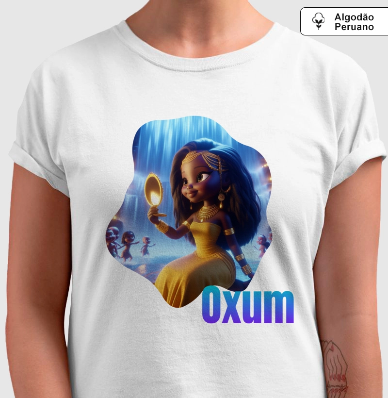 Camiseta Algodão Peruano - Premium - Oxum