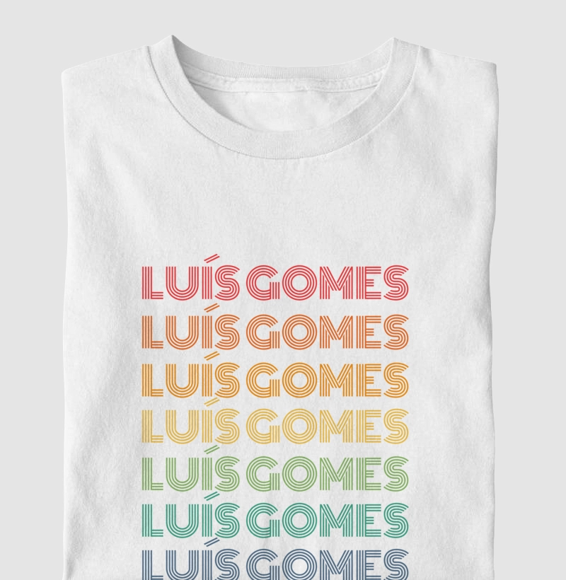 Luís Gomes Letreiro Retrô