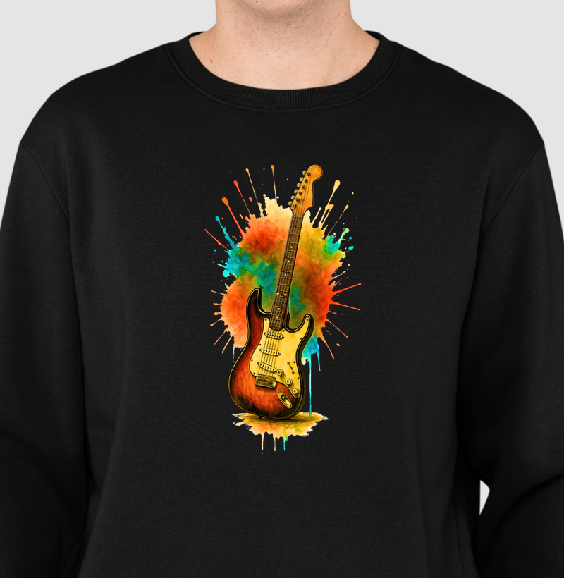 Moletom para Guitarrista – Estampa Realista