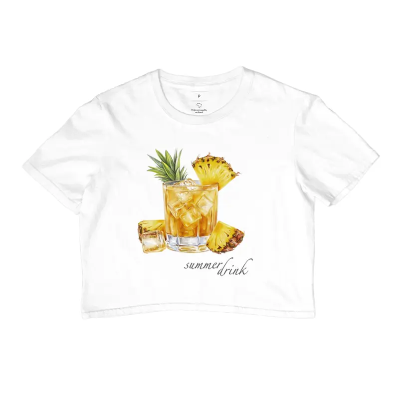  Cropped Pineapple Caipirinha